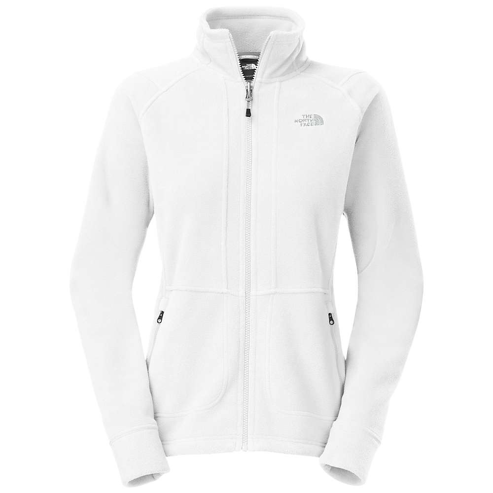 North face white XS fleece zip up
